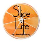 Orange Slice Logo for Slice of Life Story Challenge