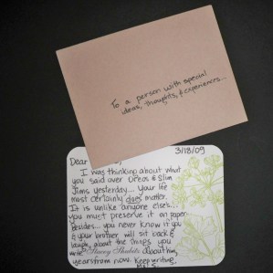 What else can I say (to get him to write)?