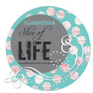 This is the official badge of the Classroom Slice of Life Story Challenge, which you may post on your blog if you're participating with your students.
