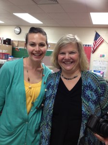 Brenda Power and Cathy Laker...enthusiasm is contagious!