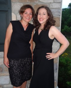 Ruth and I posed for a couple of pics last night after dinner.