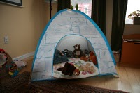 Lily's current favorite writing spot.