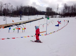 Supportive coaching helps students get through the obstacles and tricky parts, whether it's on the mountain or in the classroom.