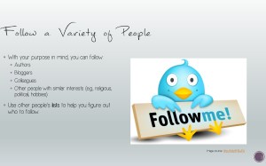 Follow a Variety of People