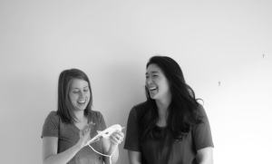 Sarah Maitland (left) and Jennifer MacLeod are the co-directors of the Writers' Exchange.