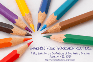 Let's have a conversation about sharpening workshop routines.