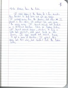 A zoom-in of one my events from the timeline