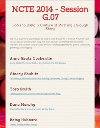 Tools to Build a Culture of Writing Through Story