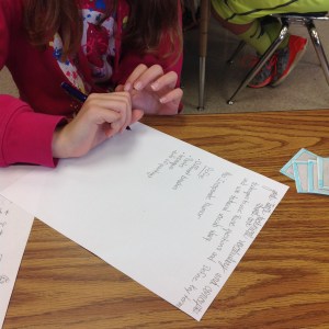 Erin's hobby is art so she thought about art terms her audience might need to have defined.