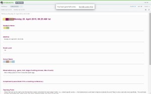 Here's what the same note looks like on my Evernote Desktop. (Click on the image to enlarge. Note: Some of the note is cut off in this screen snap version.)