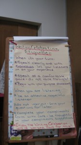 writing celebration chart