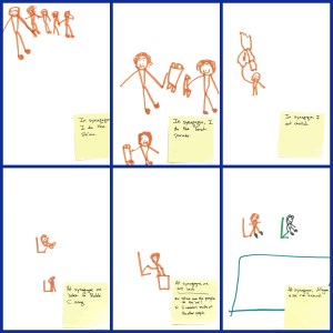 My daughter chose to write about what happens at synagogue, which is something she felt she could teach others about. Click on the image to enlarge.