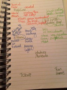 notebook writing ideas
