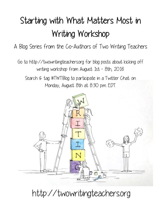 Starting with What Matters Most in Writing Workshop