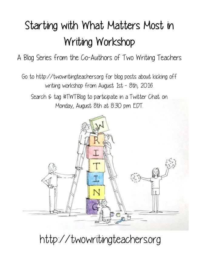 Starting with What Matters Most in Writing Workshop
