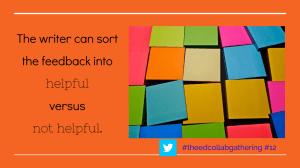 A sneak peek at my presentation