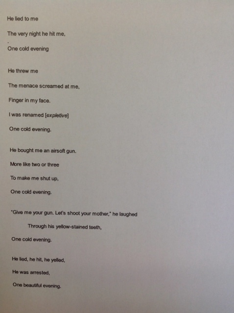 Student poem