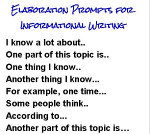 Elaboration Prompts
