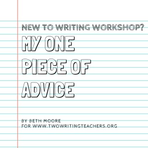 My one piece of advice