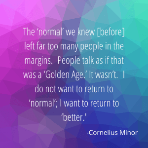 The ‘normal’ we knew [before]