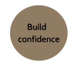 Heading: Build confidence