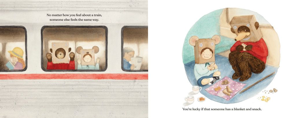 Interior spread from COURAGE HATS.