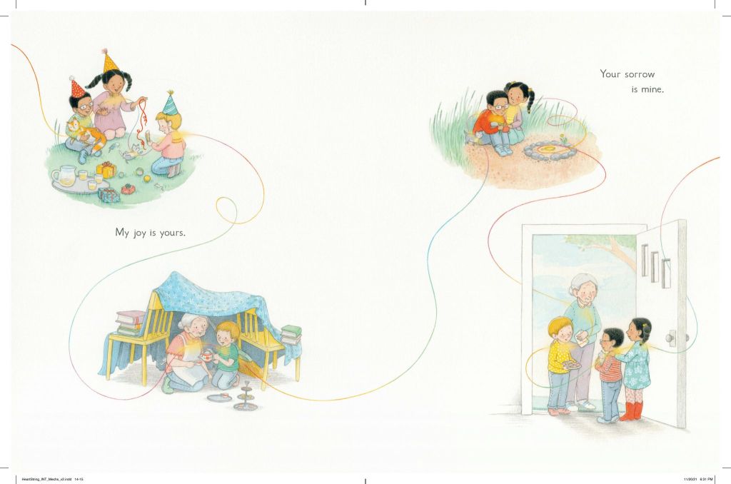 Interior spread from HEART STRING.