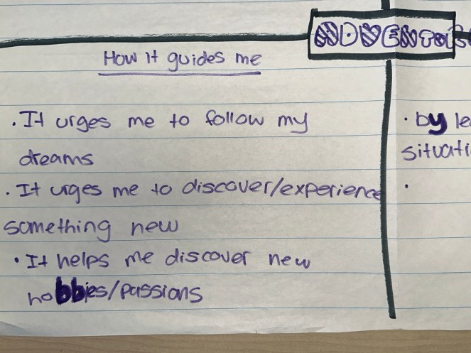 "How adventure guides me"