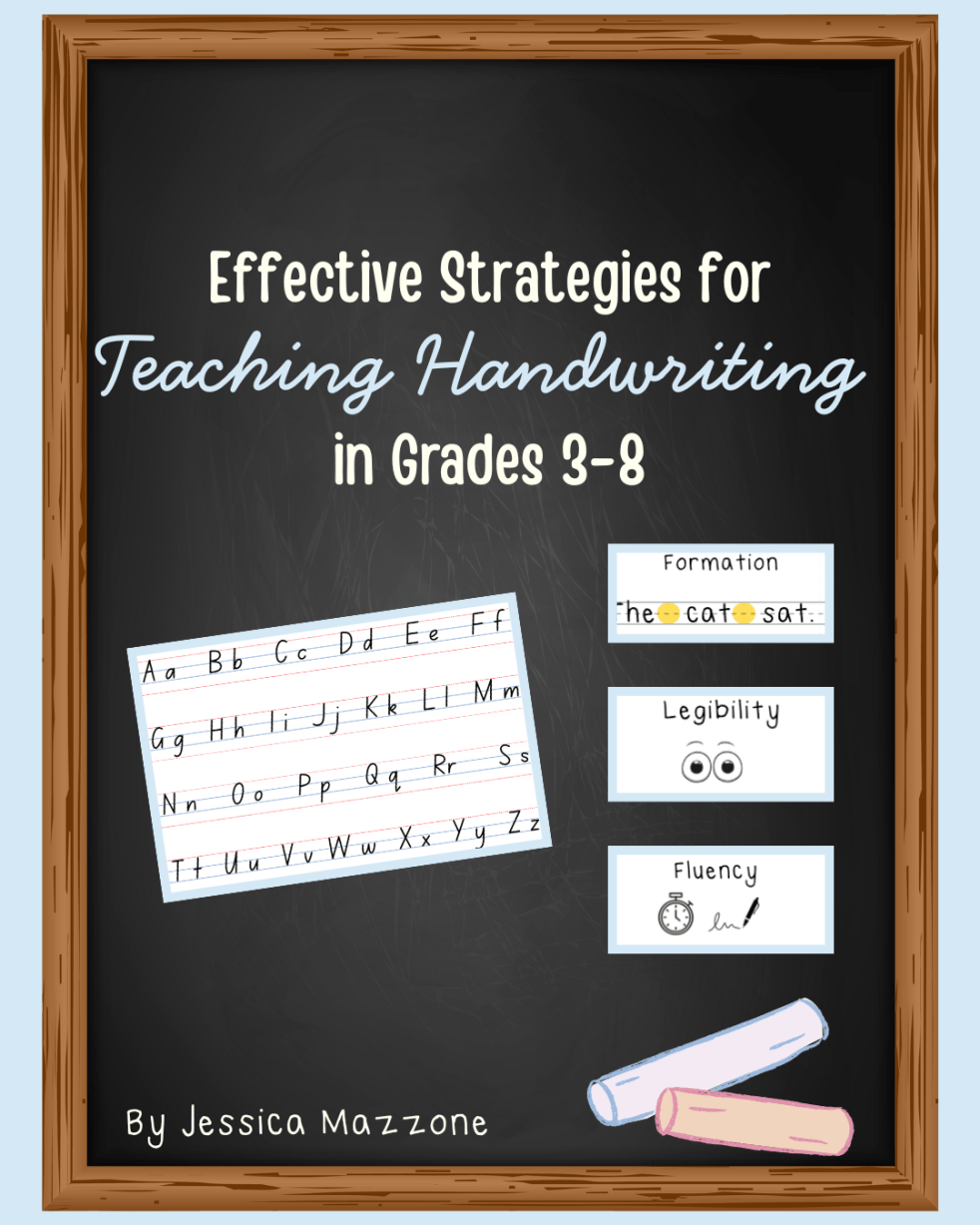 An image of a chalkboard with the ABCs on it.