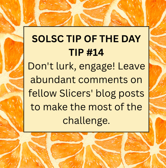 Graphic with a tip: Don't Lurk, Engage!