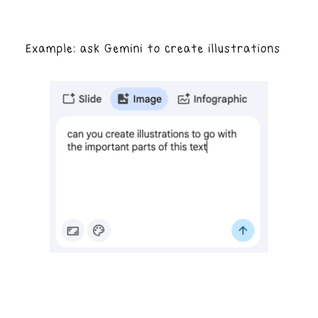 Sample command given to Gemini.