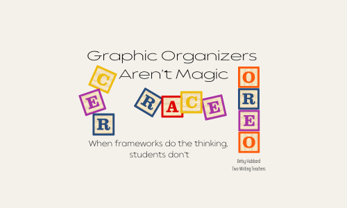 Building blocks illustrating writing frameworks like CER and OREO